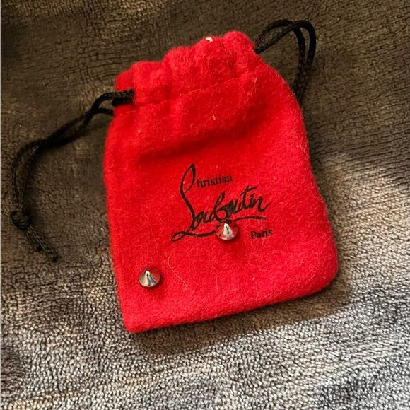 Christian Louboutin Women's Burgundy Ballet Flats - Picture 9 of 9